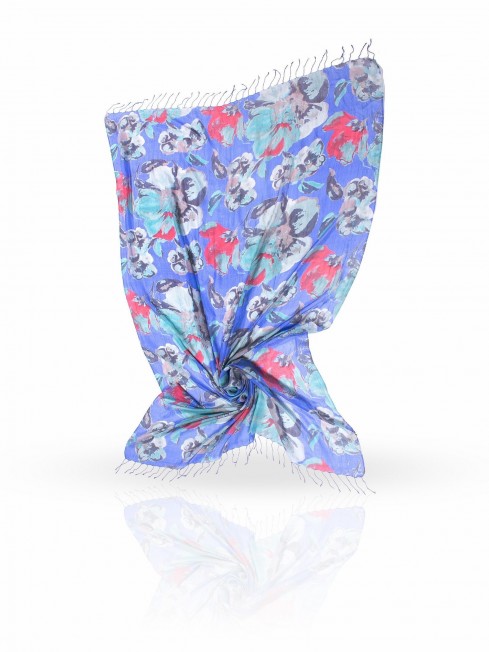 Палантин Женский S-ROSEBIG/BLUE